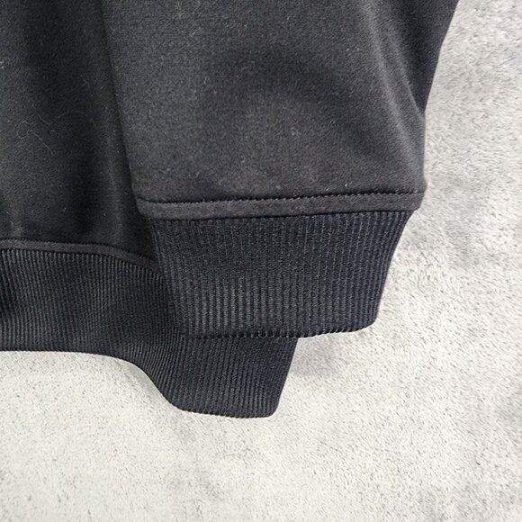Mens Black Adidas Golf Pullover Sweatshirt 1/2 Zip Long Sleeve BA Logo Size XL - Picture 6 of 13